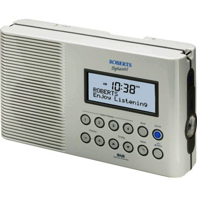 Roberts Splash - DAB/FM RDS All Weather Radio in White Roberts Splash - DAB/FM RDS All Weather Radio in White